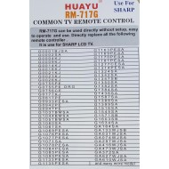 Nr.357/ RM-717G Telecomandă pentru LCD SHARP