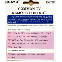 Nr.353/ RM-737T Telecomandă pentru LCD THOMSON Nr.353/ RM-737T Telecomandă pentru LCD THOMSON