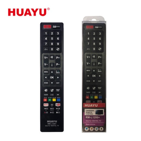 Nr.739/ RM-L1200+ Telecomandă universala pentru LCD AKAI, DIGIHOME, FINLUX, HITACHI, TELEFUNKEN, VESTEL cu NETFLIX și YOUTUBE Nr.739/ RM-L1200+ Telecomandă universala pentru LCD AKAI, DIGIHOME, FINLUX, HITACHI, TELEFUNKEN, VESTEL cu NETFLIX și YOUTUBE