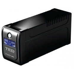 Sursă de alimentare neîntreruptibilă (UPS) AVR la 700 VA cu 1 baterie TED-DZ088389 Sursă de alimentare neîntreruptibilă (UPS) AVR la 700 VA cu 1 baterie TED-DZ088389