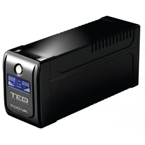 Sursă de alimentare neîntreruptibilă (UPS) AVR la 700 VA cu 1 baterie TED-DZ088389 Sursă de alimentare neîntreruptibilă (UPS) AVR la 700 VA cu 1 baterie TED-DZ088389