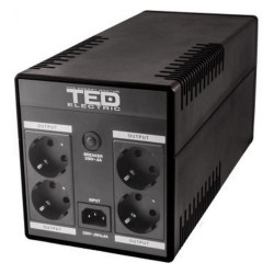 Sursă de alimentare neîntreruptibilă (UPS) AVR la 1.100 VA cu 2 baterii TED-DZ088391 Sursă de alimentare neîntreruptibilă (UPS) AVR la 1.100 VA cu 2 baterii TED-DZ088391