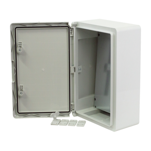 Cutie distributie IP65 din ABS gri, usa mata, placa metalica, 300x400x170 mm PP3004 Cutie distributie IP65 din ABS gri, usa mata, placa metalica, 300x400x170 mm PP3004