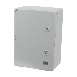 Cutie distributie IP65 din ABS gri, usa mata, placa metalica, 250x350x150 mm PP3002