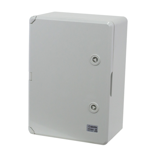 Cutie distributie IP65 din ABS gri, usa mata, placa metalica, 250x350x150 mm PP3002