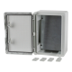 Cutie distributie IP65 din ABS gri, usa mata, placa metalica, 250x350x150 mm PP3002