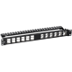 Patch Panel ecranat 24 porturi blank keystone inclinate 1U - TRENDnet TC-KP24SA Patch Panel ecranat 24 porturi blank keystone inclinate 1U - TRENDnet TC-KP24SA
