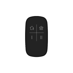Telecomanda 4 butoane pentru AX PRO 868Mhz, Neagra - HIKVISION DS-PKF1-WE-Black