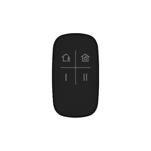 Telecomanda 4 butoane pentru AX PRO 868Mhz, Neagra - HIKVISION DS-PKF1-WE-Black Telecomanda 4 butoane pentru AX PRO 868Mhz, Neagra - HIKVISION DS-PKF1-WE-Black