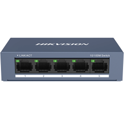Switch L2, 5 x RJ45 10/100 Mbps, Unmanaged - HIKVISION DS-3E0105-O Switch L2, 5 x RJ45 10/100 Mbps, Unmanaged - HIKVISION DS-3E0105-O