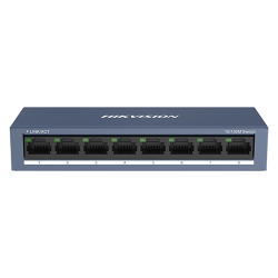 Switch L2, 8 x RJ45 10/100 Mbps, Unmanaged - HIKVISION DS-3E0108-O Switch L2, 8 x RJ45 10/100 Mbps, Unmanaged - HIKVISION DS-3E0108-O