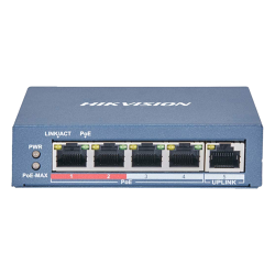 Switch 4 porturi 100 Mb PoE, 1 port uplink RJ45 100 Mb, SMART Management - HIKVISION DS-3E1105P-EI-M Switch 4 porturi 100 Mb PoE, 1 port uplink RJ45 100 Mb, SMART Management - HIKVISION DS-3E1105P-EI-M