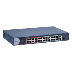 Switch 24 porturi PoE 100Mbps, 1 x Gigabit RJ45, 1 x Gigabit combo, Management - HIKVISION DS-3E1326P-EI-M Switch 24 porturi PoE 100Mbps, 1 x Gigabit RJ45, 1 x Gigabit combo, Management - HIKVISION DS-3E1326P-EI-M