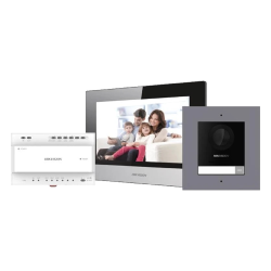 KIT videointerfon 2 fire pentru 1 familie, monitor 7 inch, Alarma - HIKVISION DS-KIS702Y KIT videointerfon 2 fire pentru 1 familie, monitor 7 inch, Alarma - HIKVISION DS-KIS702Y