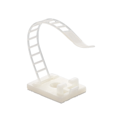 Suport plastic ajustabil pentru prindere cabluri, ALB, 25x18 mm, autoadeziv, 100 buc TAA-1-W Suport plastic ajustabil pentru prindere cabluri, ALB, 25x18 mm, autoadeziv, 100 buc TAA-1-W
