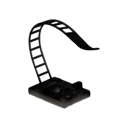 Suport plastic ajustabil pentru prindere cabluri, NEGRU, 25x18 mm, autoadeziv, 100 buc TAA-1-B Suport plastic ajustabil pentru prindere cabluri, NEGRU, 25x18 mm, autoadeziv, 100 buc TAA-1-B