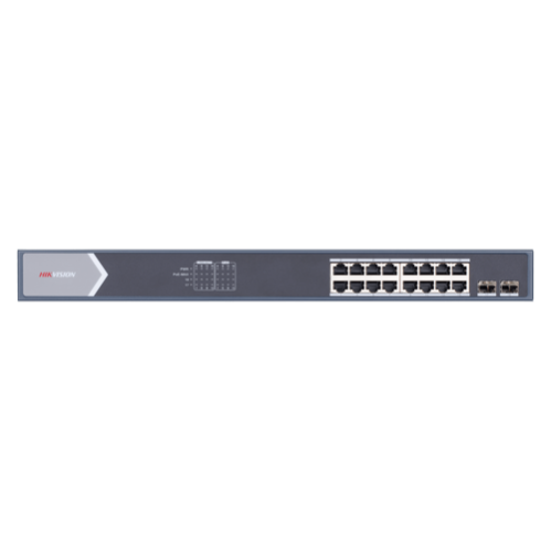 Switch 16 porturi gigabit PoE, 2 porturi SFP, Smart Management - HIKVISION DS-3E1518P-SI Switch 16 porturi gigabit PoE, 2 porturi SFP, Smart Management - HIKVISION DS-3E1518P-SI