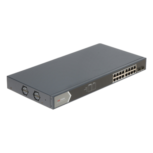 Switch 16 porturi gigabit PoE, 2 porturi SFP, Smart Management - HIKVISION DS-3E1518P-SI Switch 16 porturi gigabit PoE, 2 porturi SFP, Smart Management - HIKVISION DS-3E1518P-SI