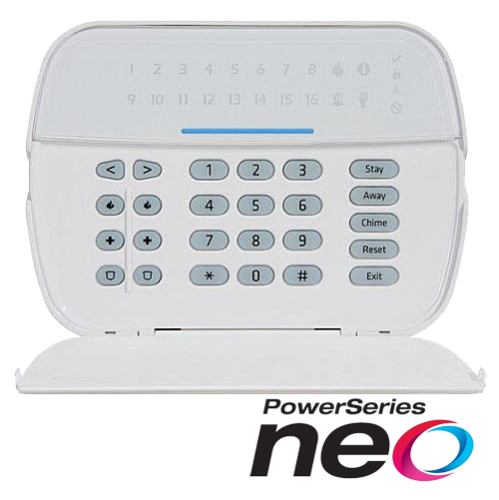 Tastatura LED, cablata, 16 zone, SERIA NEO - DSC HS2LEDE1 Tastatura LED, cablata, 16 zone, SERIA NEO - DSC HS2LEDE1