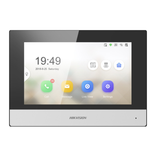 Monitor videointerfon Touch Screen TFT LCD 7 inch, conectare 2 fire, Wifi - HIKVISION DS-KH6320Y-WTE2 Monitor videointerfon Touch Screen TFT LCD 7 inch, conectare 2 fire, Wifi - HIKVISION DS-KH6320Y-WTE2