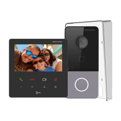 KIT videointerfon pentru 1 familie, Wi-Fi 2.4Ghz, monitor 4.3 inch - HIKVISION DS-KIS606-P KIT videointerfon pentru 1 familie, Wi-Fi 2.4Ghz, monitor 4.3 inch - HIKVISION DS-KIS606-P