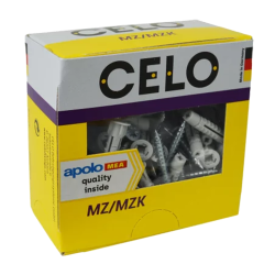 Diblu universal M6x40 cu guler + surub MZK (50 buc.) - CELO 9641MZKSZ