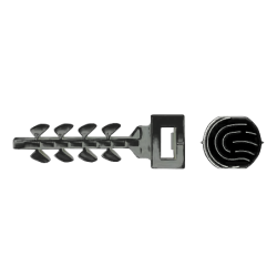 Diblu fixare colier Ã 6x30, cap mic negru in cutie plasticInsertFIX (250 buc.) - CELO 946EXPIFS