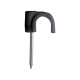 Clema cu cui pentru fixare cablu RN-6, negru (500 buc.) - CELO 46PLG Clema cu cui pentru fixare cablu RN-6, negru (500 buc.) - CELO 46PLG