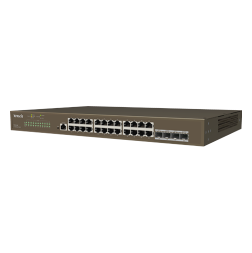 Switch 24 porturi Gigabit, 4 porturi SFP Gigabit, Management - TENDA TND-TEG5328F Switch 24 porturi Gigabit, 4 porturi SFP Gigabit, Management - TENDA TND-TEG5328F