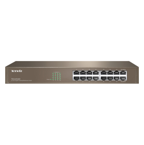 Switch 16 porturi Gigabit rackmount 1U - TENDA TND-TEG1016D Switch 16 porturi Gigabit rackmount 1U - TENDA TND-TEG1016D