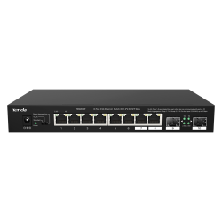 Switch 8 porturi 2.5 Gigabit, 2 porturi SFP 2.5 Gigabit - TENDA TND-TEM2010F Switch 8 porturi 2.5 Gigabit, 2 porturi SFP 2.5 Gigabit - TENDA TND-TEM2010F