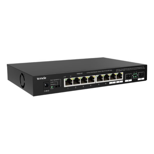 Switch 8 porturi 2.5 Gigabit, 2 porturi SFP 2.5 Gigabit - TENDA TND-TEM2010F Switch 8 porturi 2.5 Gigabit, 2 porturi SFP 2.5 Gigabit - TENDA TND-TEM2010F