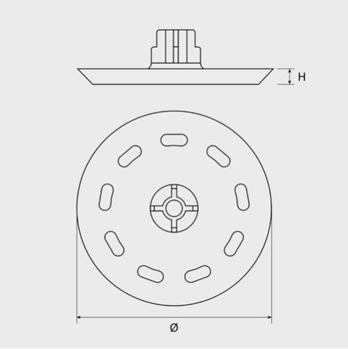 Saiba plastic 30 mm pentru pistol Force ONE (100 buc.) - CELO 30AP Saiba plastic 30 mm pentru pistol Force ONE (100 buc.) - CELO 30AP