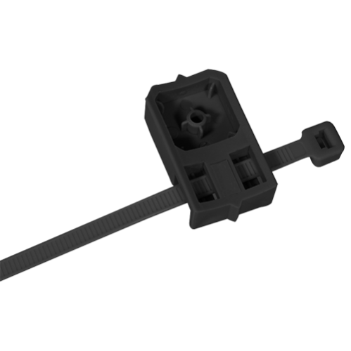 Suport cu brida plastic 4.8x286 mm TBBL negru (200 buc.) - CELO 94TBBL