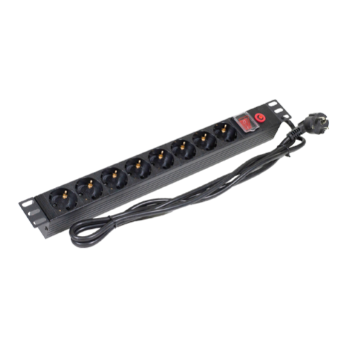 PDU 8 prize Shuko, 19'', 1U, aluminiu cu protectie - ASYTECH Networking ASY-PDU-8 PDU 8 prize Shuko, 19'', 1U, aluminiu cu protectie - ASYTECH Networking ASY-PDU-8
