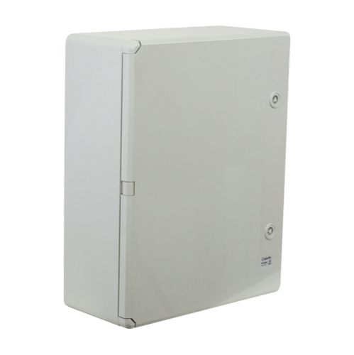 Cutie distributie IP65 din ABS gri, usa mata, placa metalica, 400x500x175 mm PP3003