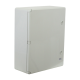 Cutie distributie IP65 din ABS gri, usa mata, placa metalica, 400x500x175 mm PP3003
