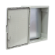 Cutie distributie IP65 din ABS gri, usa mata, placa metalica, 400x500x175 mm PP3003