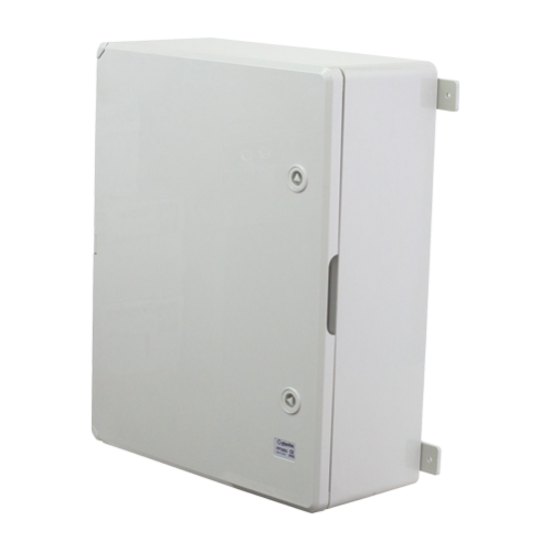 Cutie distributie IP65 din ABS gri, usa mata, placa metalica, 400x500x175 mm PP3003