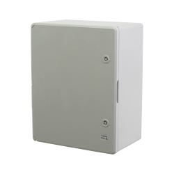Cutie distributie IP65 din ABS gri, usa mata, placa metalica, 400x500x240 mm PP3007