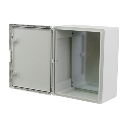 Cutie distributie IP65 din ABS gri, usa mata, placa metalica, 400x500x240 mm PP3007