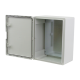 Cutie distributie IP65 din ABS gri, usa mata, placa metalica, 400x500x240 mm PP3007