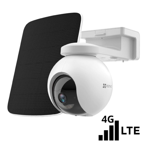 Camera IP Pan&Tilt conectivitate 4G, baterie 10.400 mAh, rezolutie 2K, Audio bidirectional, GPS, SDcard, Panou Solar - EZVIZ CS-EB8-4G-2K-PS(kit) Camera IP Pan&Tilt conectivitate 4G, baterie 10.400 mAh, rezolutie 2K, Audio bidirectional, GPS, SDcard, Panou Solar - EZVIZ CS-EB8-4G-2K-PS(kit)