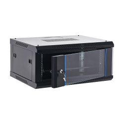Rack perete 4U 19'' 600x450, capacitate incarcare 60 Kg, negru - ASYTECH Networking ASY-4U-6045WL Rack perete 4U 19'' 600x450, capacitate incarcare 60 Kg, negru - ASYTECH Networking ASY-4U-6045WL
