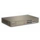 Switch 8 porturi PoE Gigabit, 1 port consola, 1 port SFP Gigabit, management - TENDA TND-TEG5310P-8-150W Switch 8 porturi PoE Gigabit, 1 port consola, 1 port SFP Gigabit, management - TENDA TND-TEG5310P-8-150W