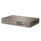 Switch 8 porturi PoE Gigabit, 1 port consola, 1 port SFP Gigabit, management - TENDA TND-TEG5310P-8-150W Switch 8 porturi PoE Gigabit, 1 port consola, 1 port SFP Gigabit, management - TENDA TND-TEG5310P-8-150W