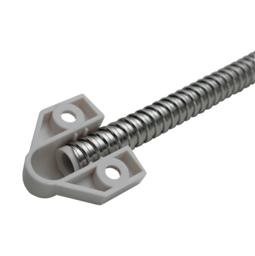 Set legatura flexibila din inox, capete din plastic vopsit alb, 400 x 6 mm CSL-400-2 Set legatura flexibila din inox, capete din plastic vopsit alb, 400 x 6 mm CSL-400-2