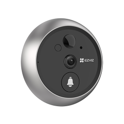 Vizor electronic inteligent, rezolutie 2K, detectie persoana, Ecran tactil 4.3'', audio bidirectional, Wi-Fi - EZVIZ CS-DP2-2K