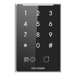 Cititor de proximitate MIFARE, cod QR, Wiegand, RS-485, tastatura integrata -HIKVISION DS-K1109DKB-QR Cititor de proximitate MIFARE, cod QR, Wiegand, RS-485, tastatura integrata -HIKVISION DS-K1109DKB-QR