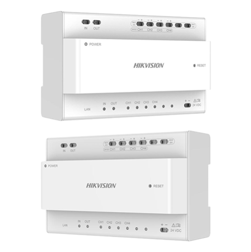KIT videointerfon 2 fire pentru 1 familie, monitor 7 inch, Alarma, IK08, Card 32GB, Al - HIKVISION DS-KIS704EY-AL KIT videointerfon 2 fire pentru 1 familie, monitor 7 inch, Alarma, IK08, Card 32GB, Al - HIKVISION DS-KIS704EY-AL